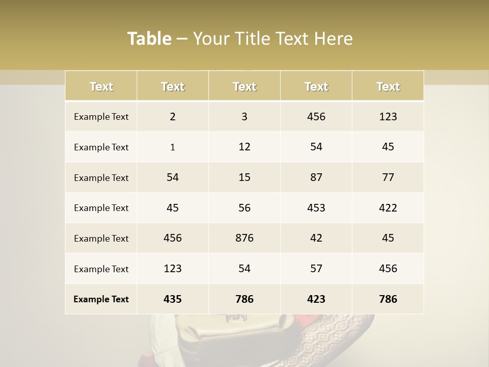 Charming Stylish Glamour PowerPoint Template