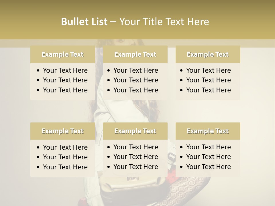 Charming Stylish Glamour PowerPoint Template