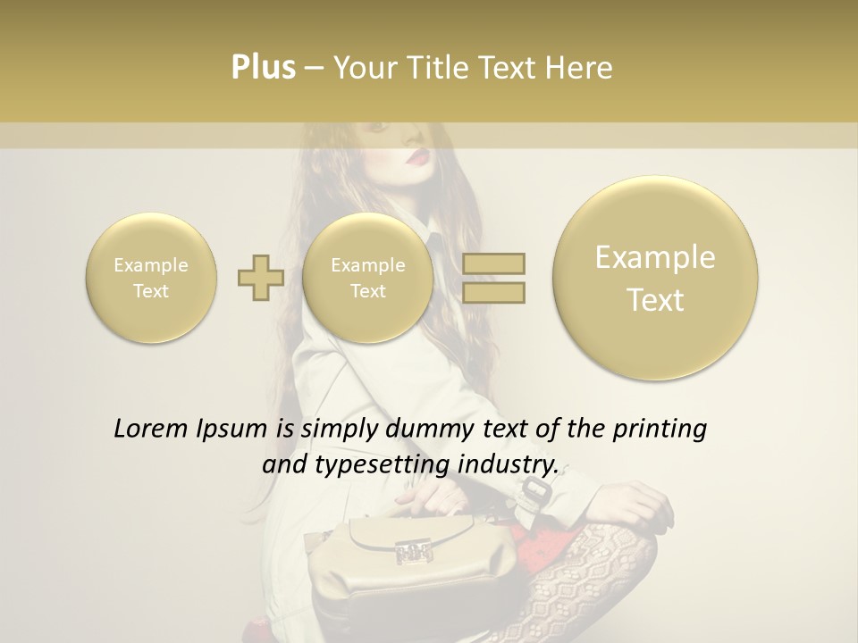 Charming Stylish Glamour PowerPoint Template
