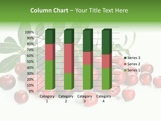 Cranberry Eating Ingredient PowerPoint Template
