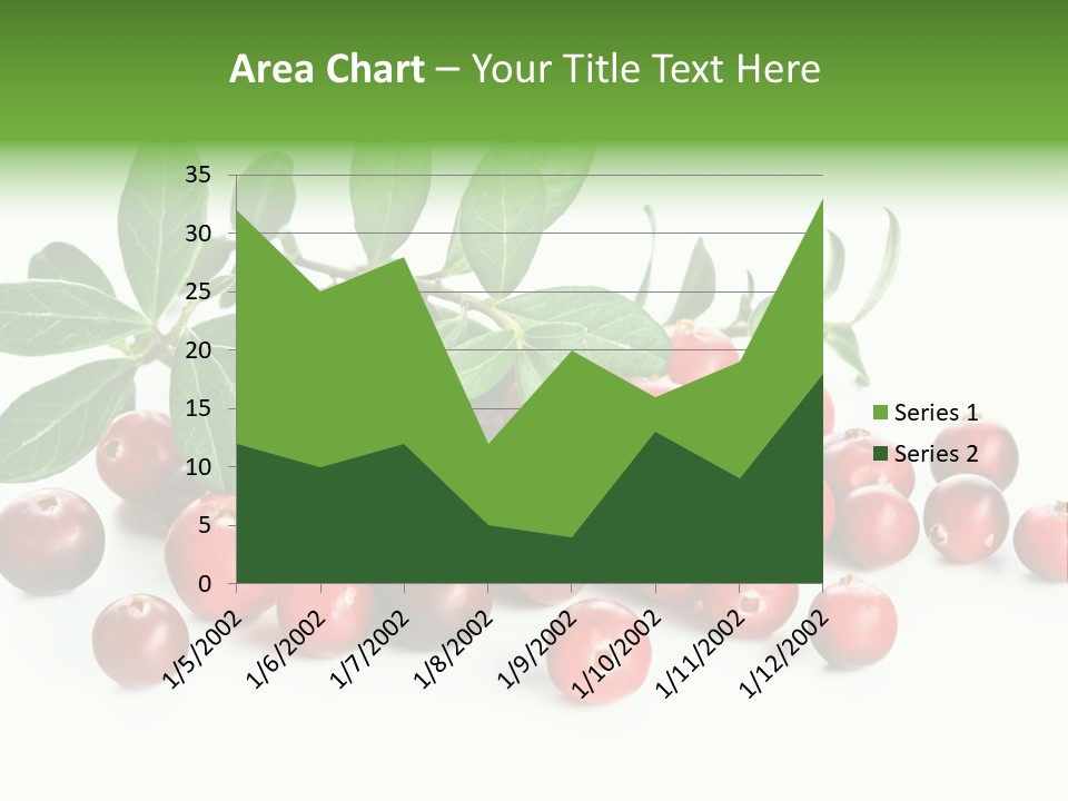 Cranberry Eating Ingredient PowerPoint Template