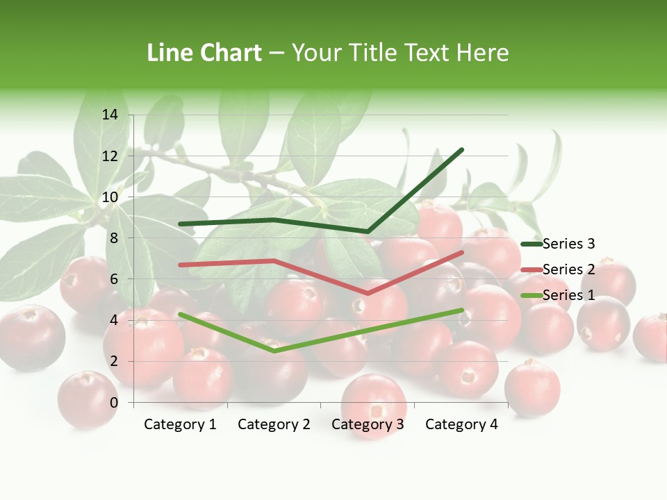 Cranberry Eating Ingredient PowerPoint Template
