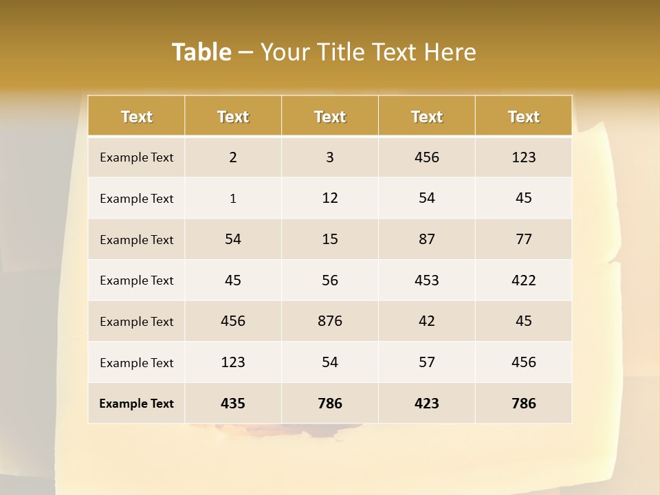 Gastronomy Funny Happy PowerPoint Template