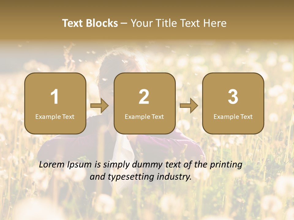 Hawkbit Allergy Happiness PowerPoint Template
