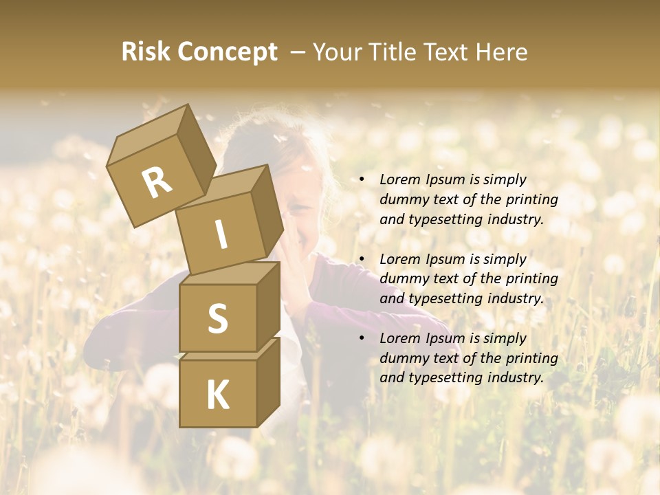 Hawkbit Allergy Happiness PowerPoint Template