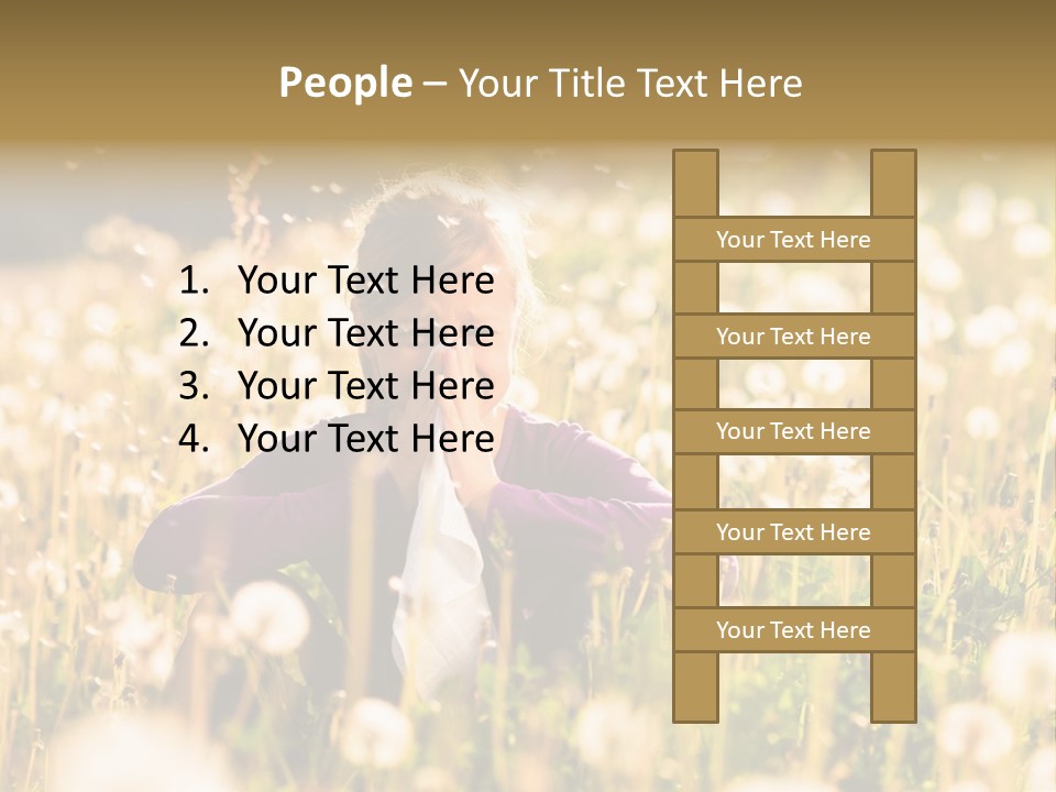 Hawkbit Allergy Happiness PowerPoint Template