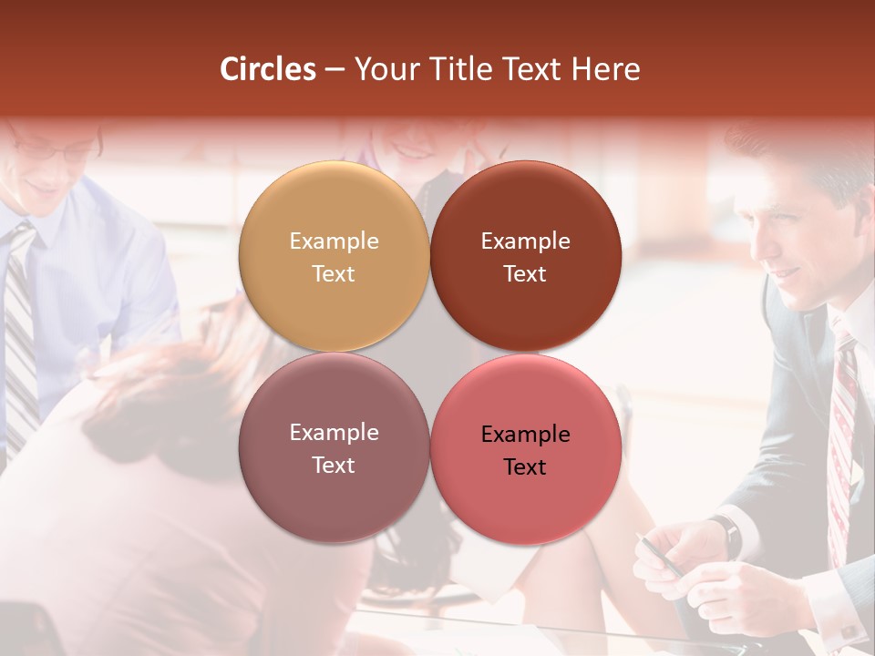 Desk Knowhow Businessman PowerPoint Template