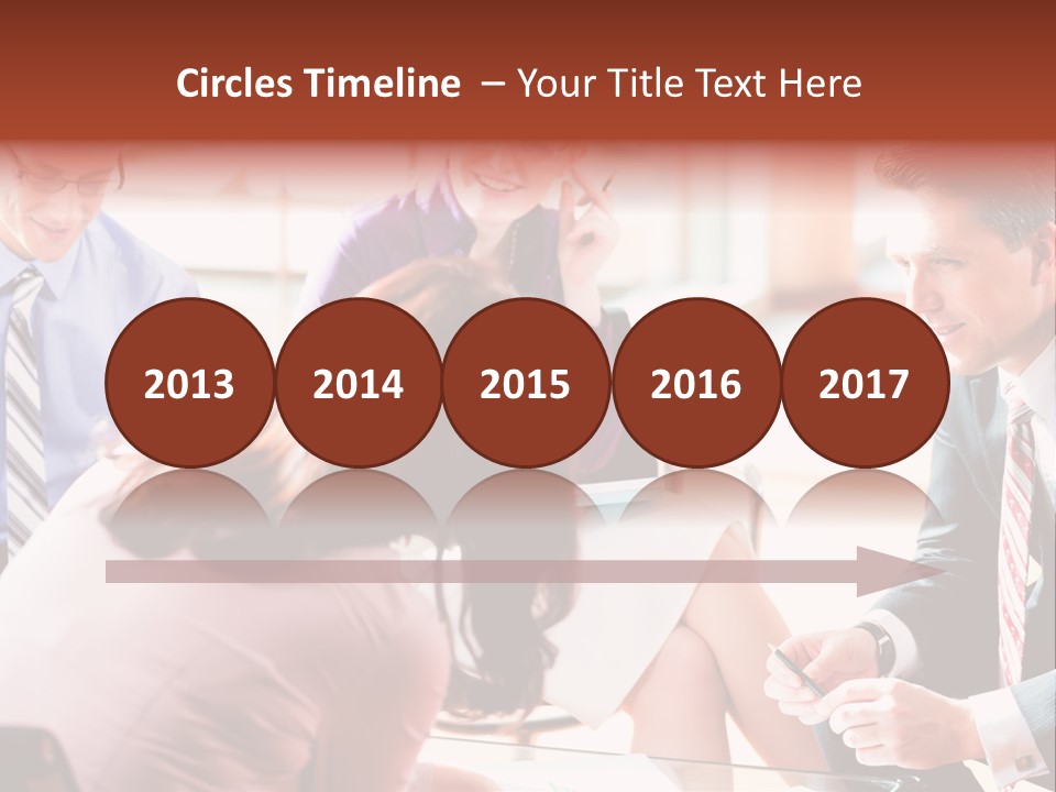 Desk Knowhow Businessman PowerPoint Template