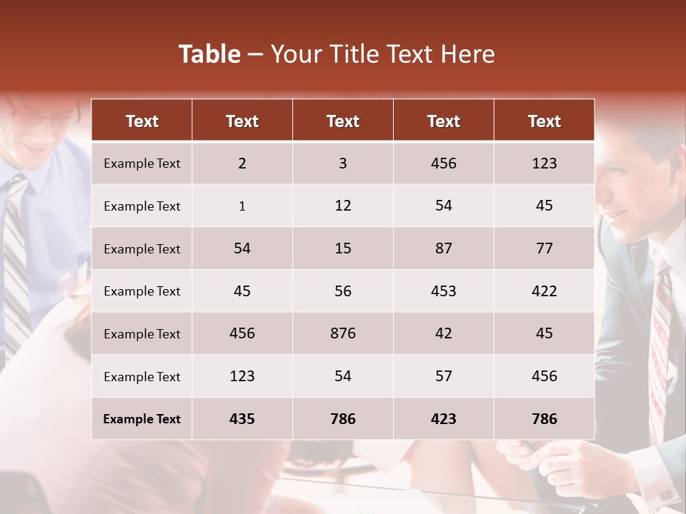 Desk Knowhow Businessman PowerPoint Template
