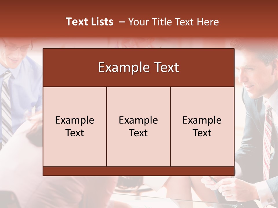 Desk Knowhow Businessman PowerPoint Template