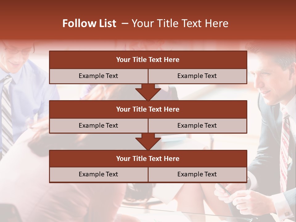 Desk Knowhow Businessman PowerPoint Template