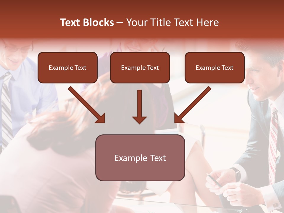 Desk Knowhow Businessman PowerPoint Template
