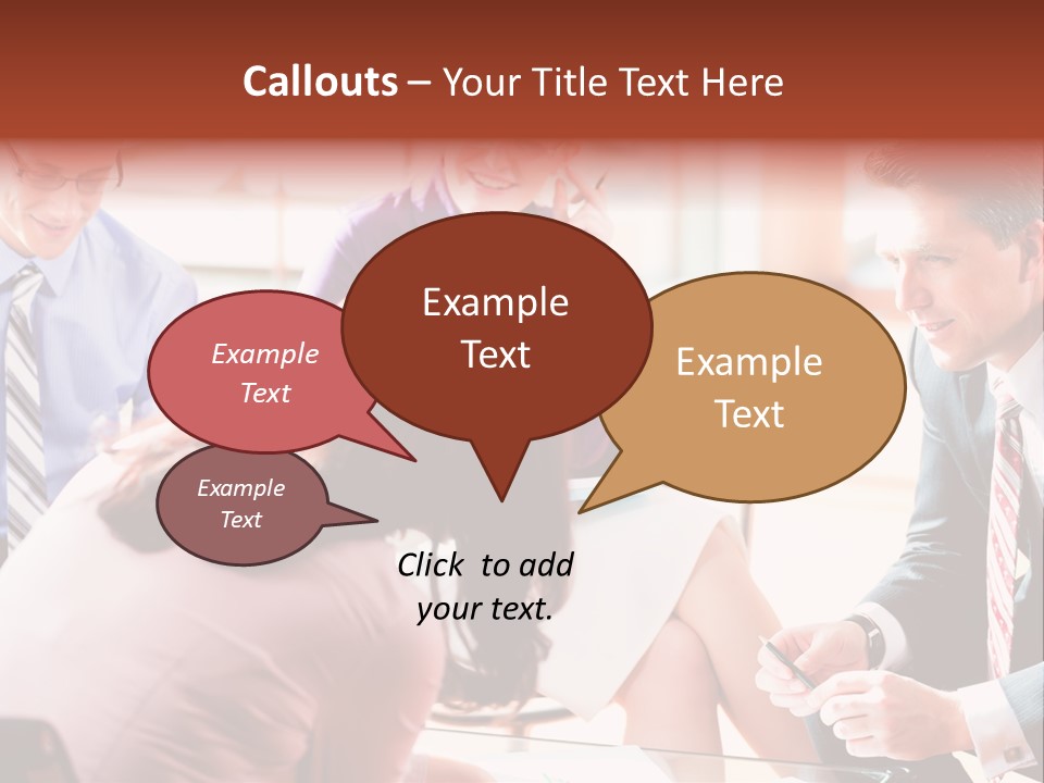 Desk Knowhow Businessman PowerPoint Template