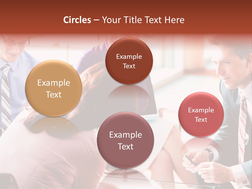 Desk Knowhow Businessman PowerPoint Template