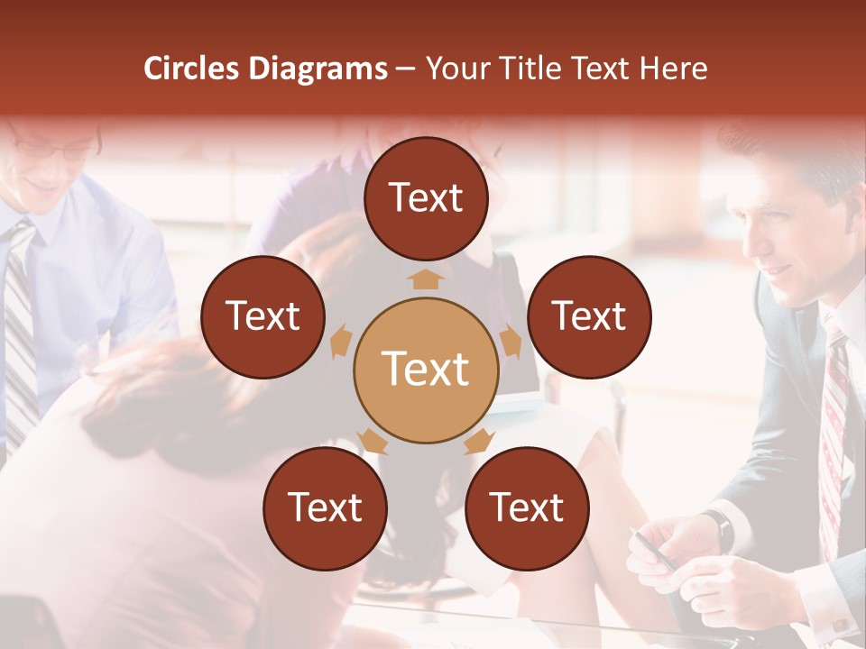 Desk Knowhow Businessman PowerPoint Template