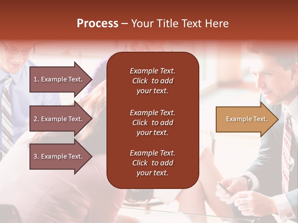 Desk Knowhow Businessman PowerPoint Template