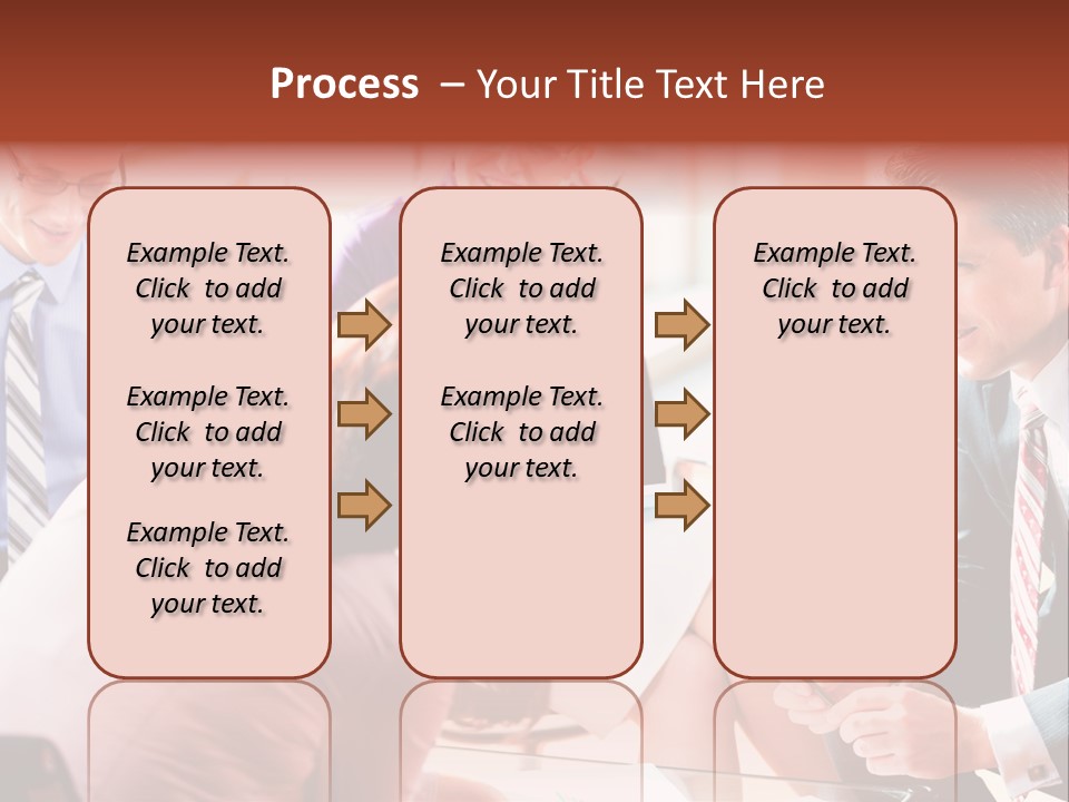Desk Knowhow Businessman PowerPoint Template