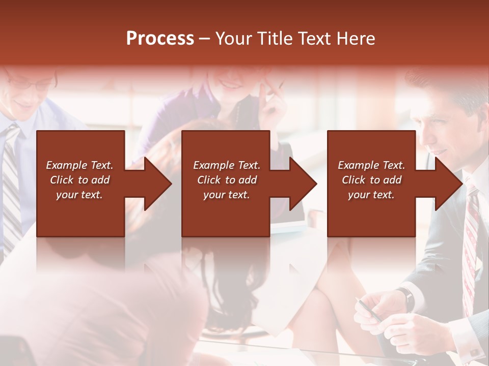 Desk Knowhow Businessman PowerPoint Template