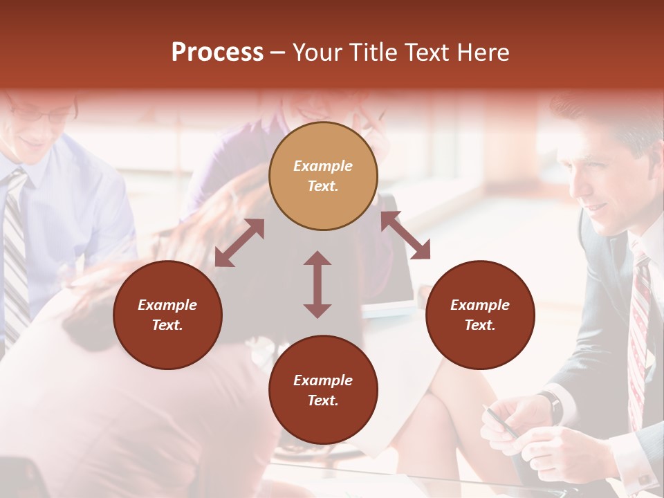 Desk Knowhow Businessman PowerPoint Template