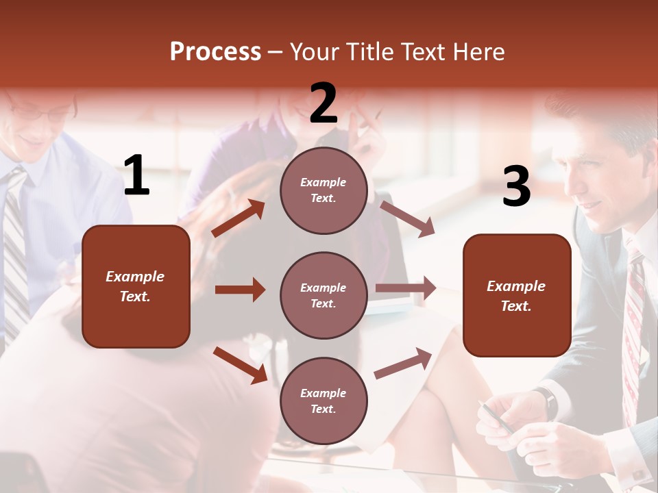Desk Knowhow Businessman PowerPoint Template