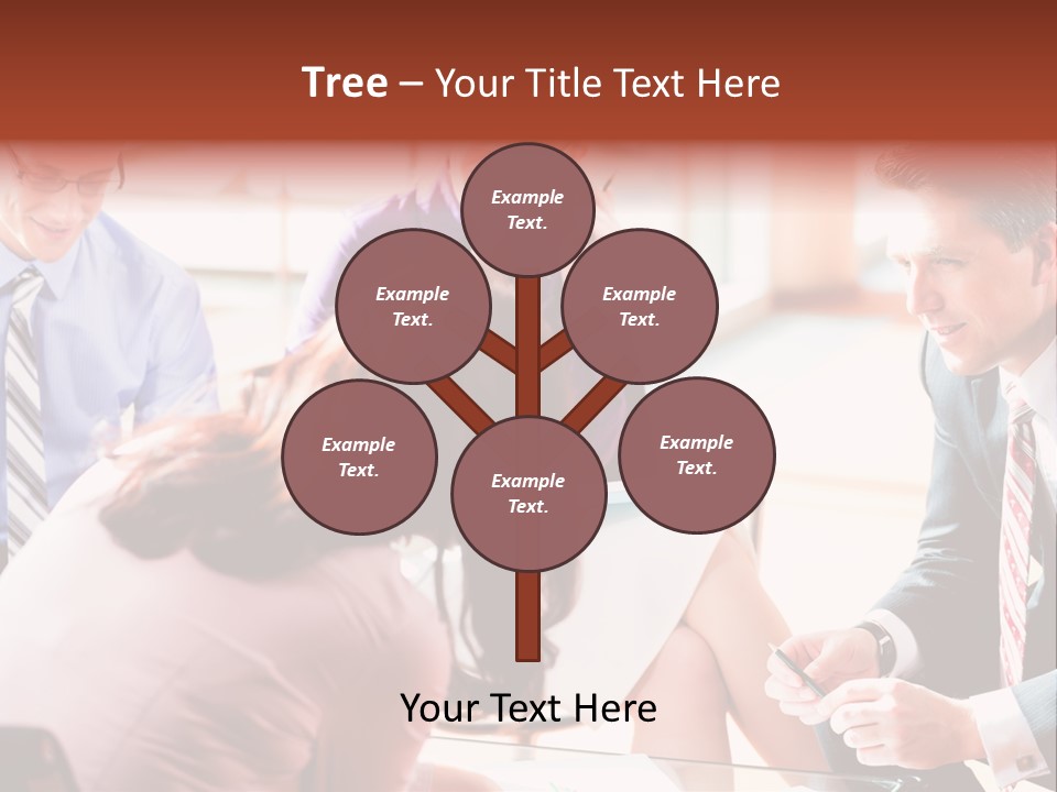 Desk Knowhow Businessman PowerPoint Template