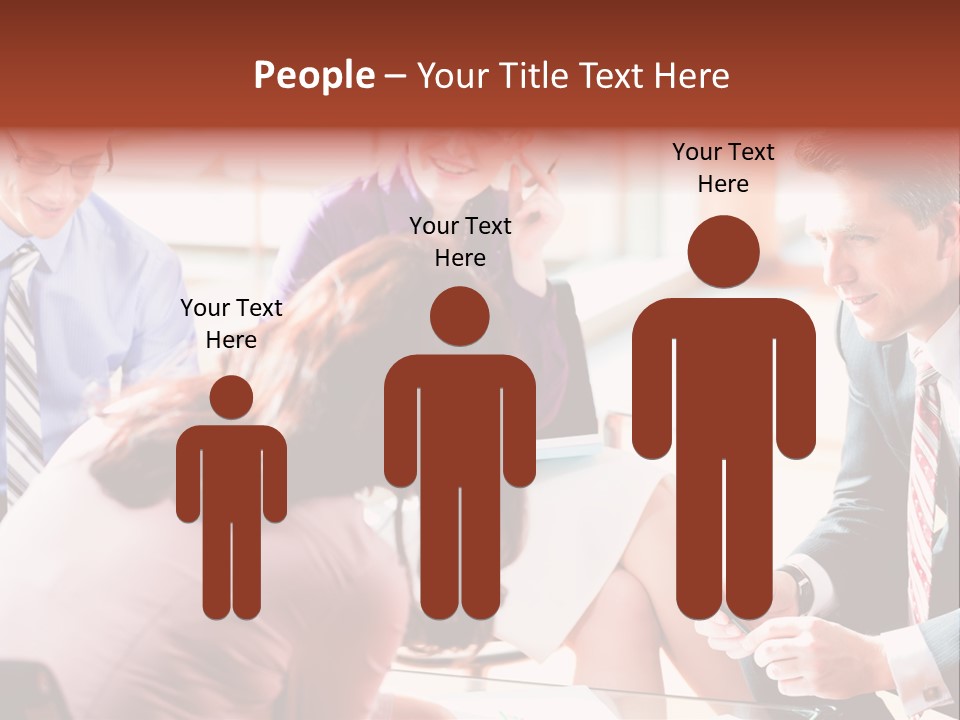 Desk Knowhow Businessman PowerPoint Template