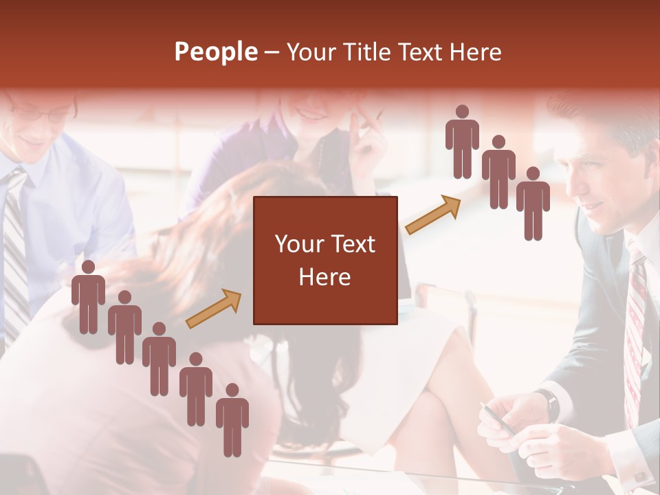 Desk Knowhow Businessman PowerPoint Template