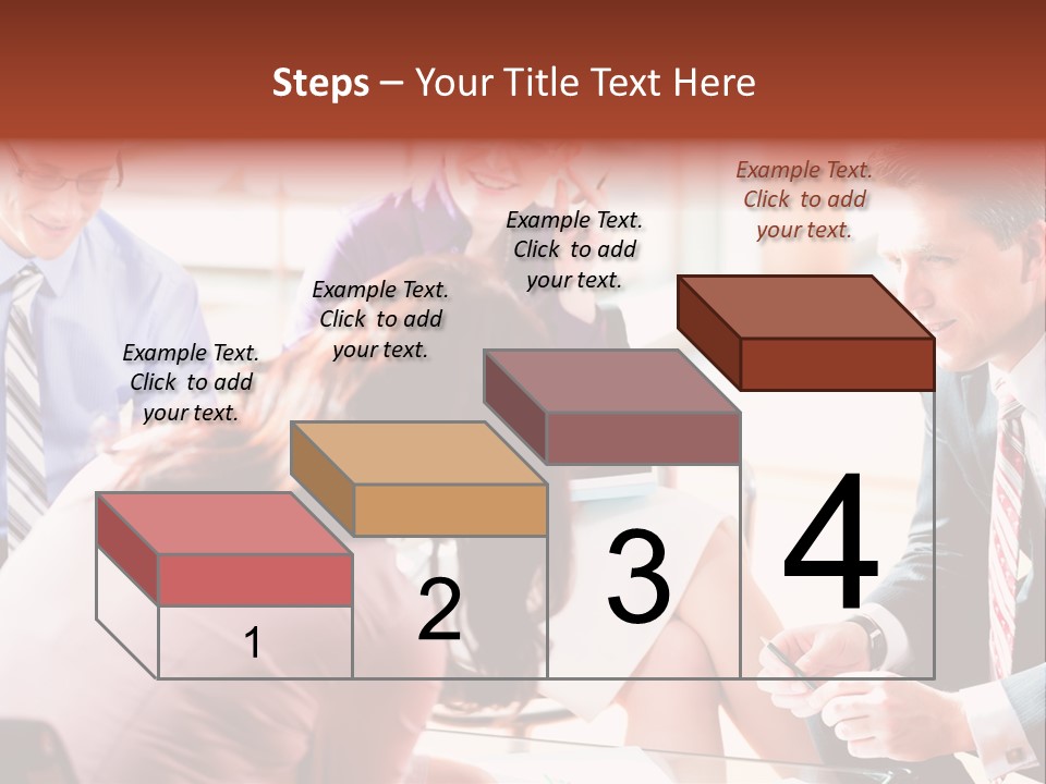 Desk Knowhow Businessman PowerPoint Template