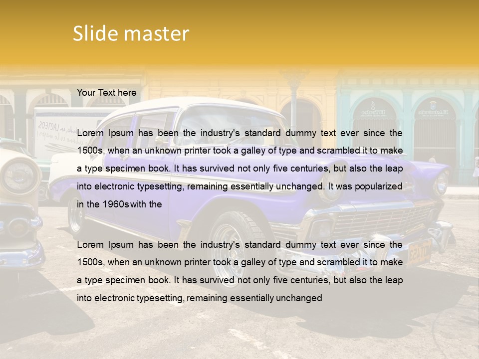 Road Communism Holiday PowerPoint Template