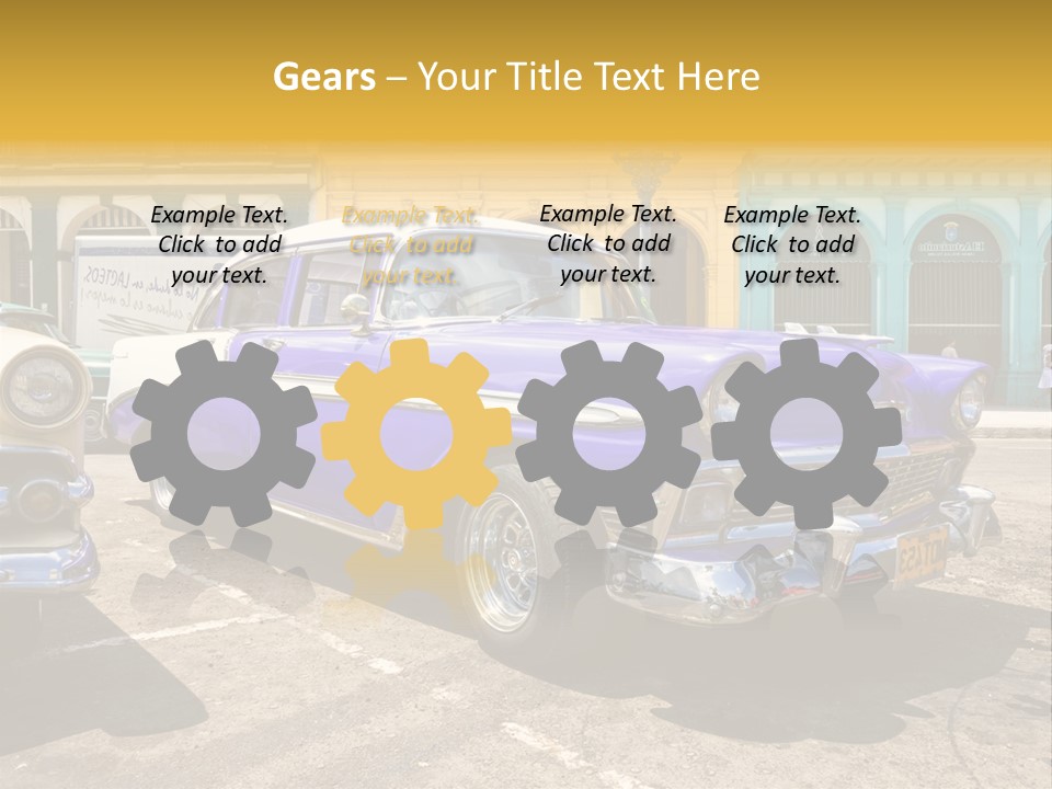 Road Communism Holiday PowerPoint Template