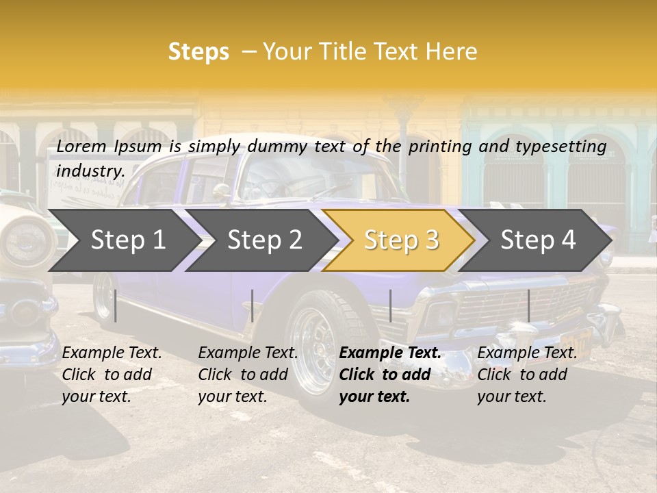 Road Communism Holiday PowerPoint Template