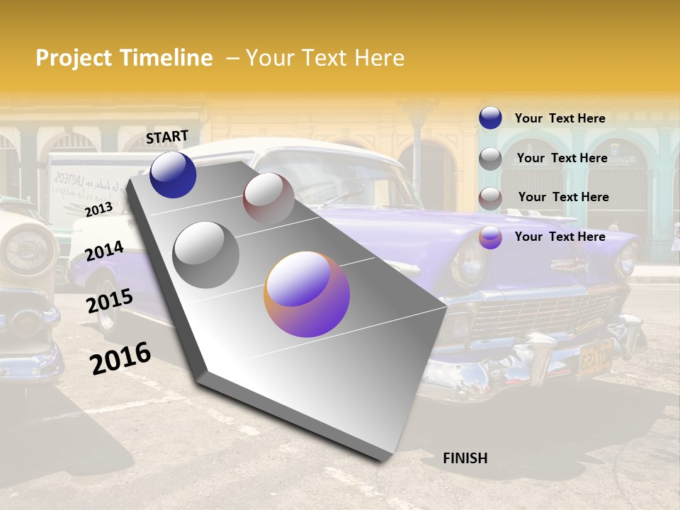 Road Communism Holiday PowerPoint Template