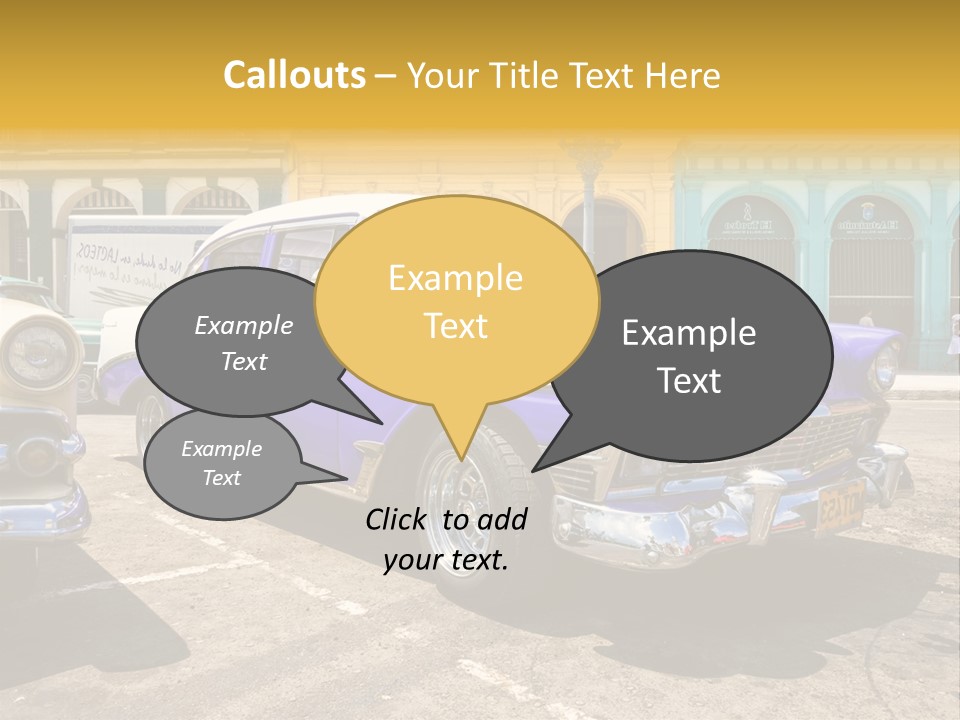 Road Communism Holiday PowerPoint Template