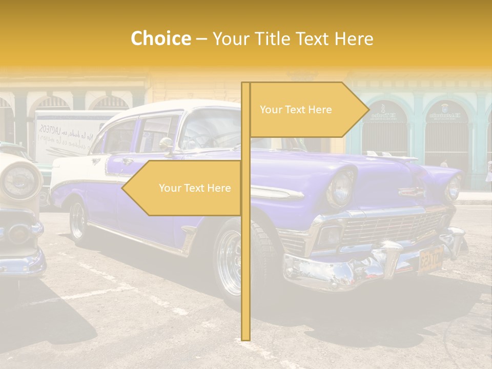 Road Communism Holiday PowerPoint Template