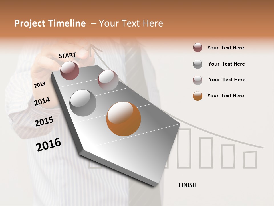 Hand Corporate Banking PowerPoint Template