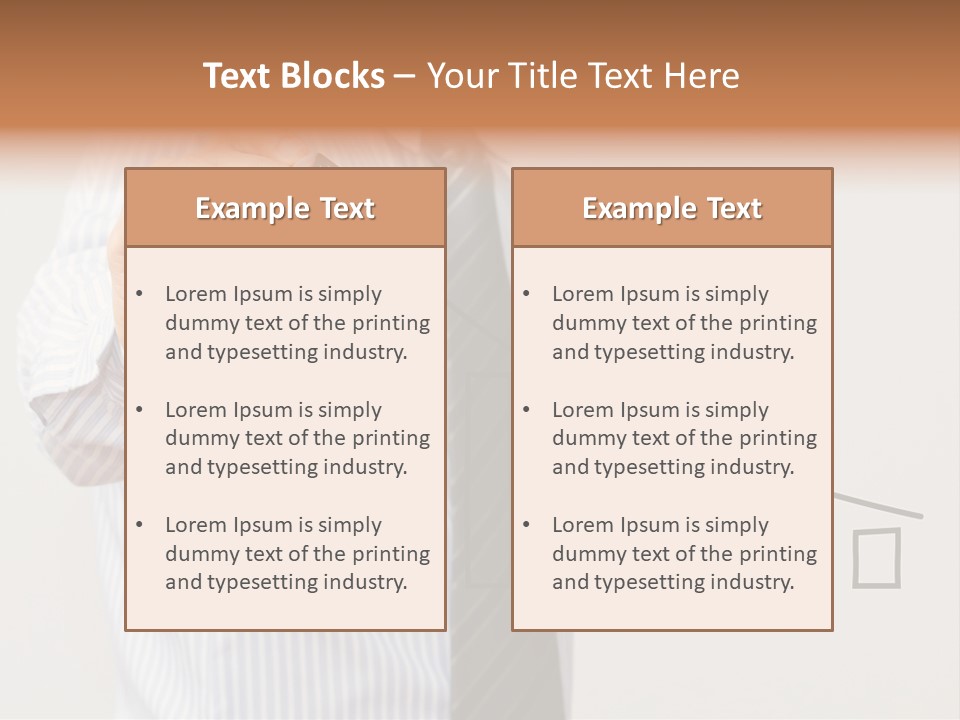 Hand Corporate Banking PowerPoint Template