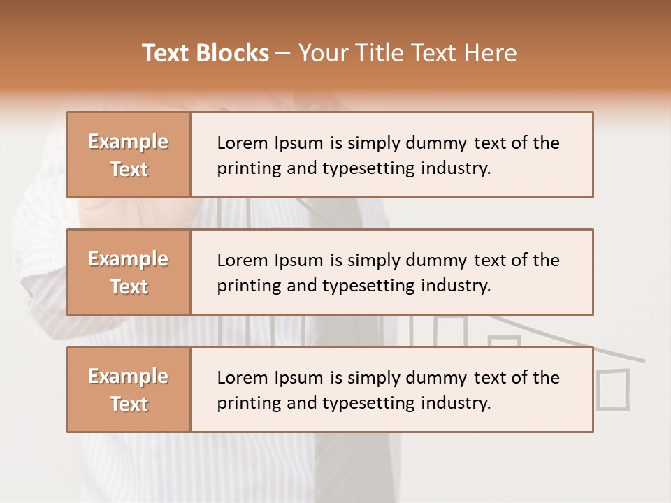 Hand Corporate Banking PowerPoint Template