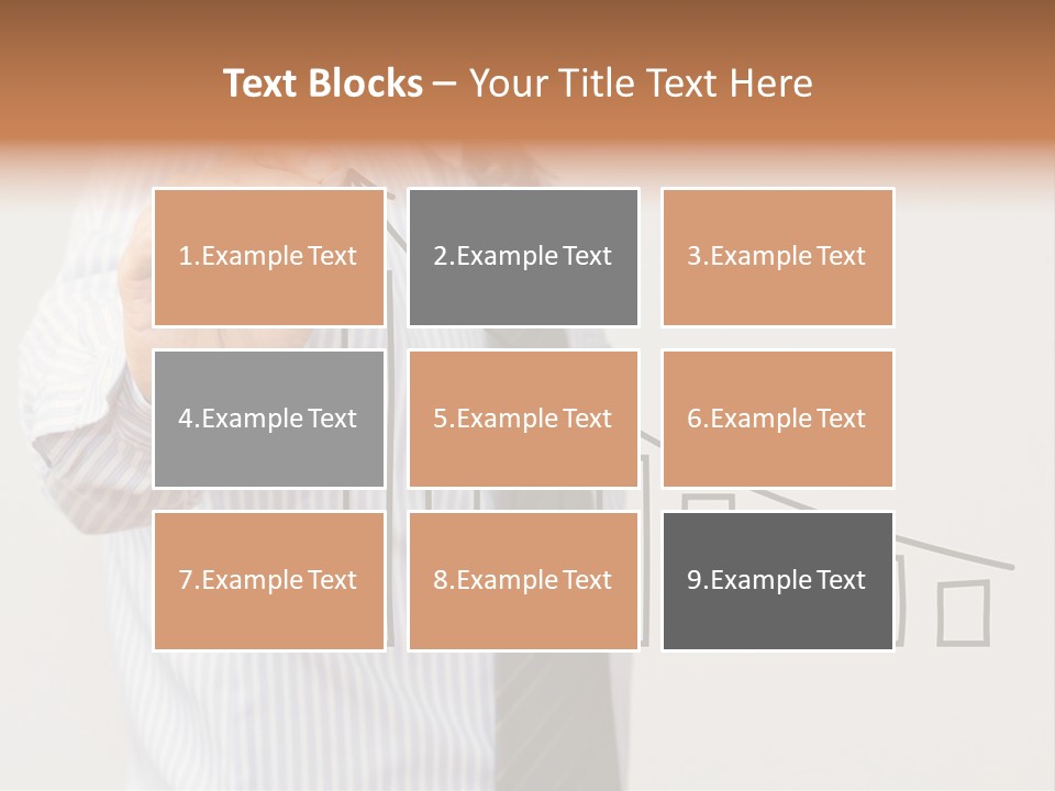 Hand Corporate Banking PowerPoint Template