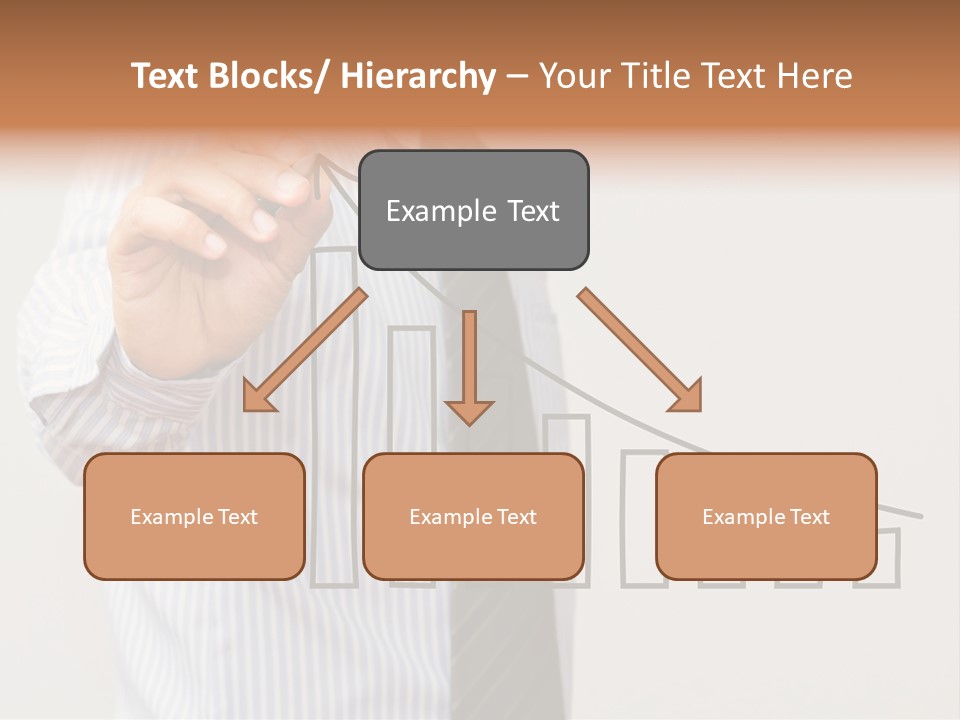 Hand Corporate Banking PowerPoint Template