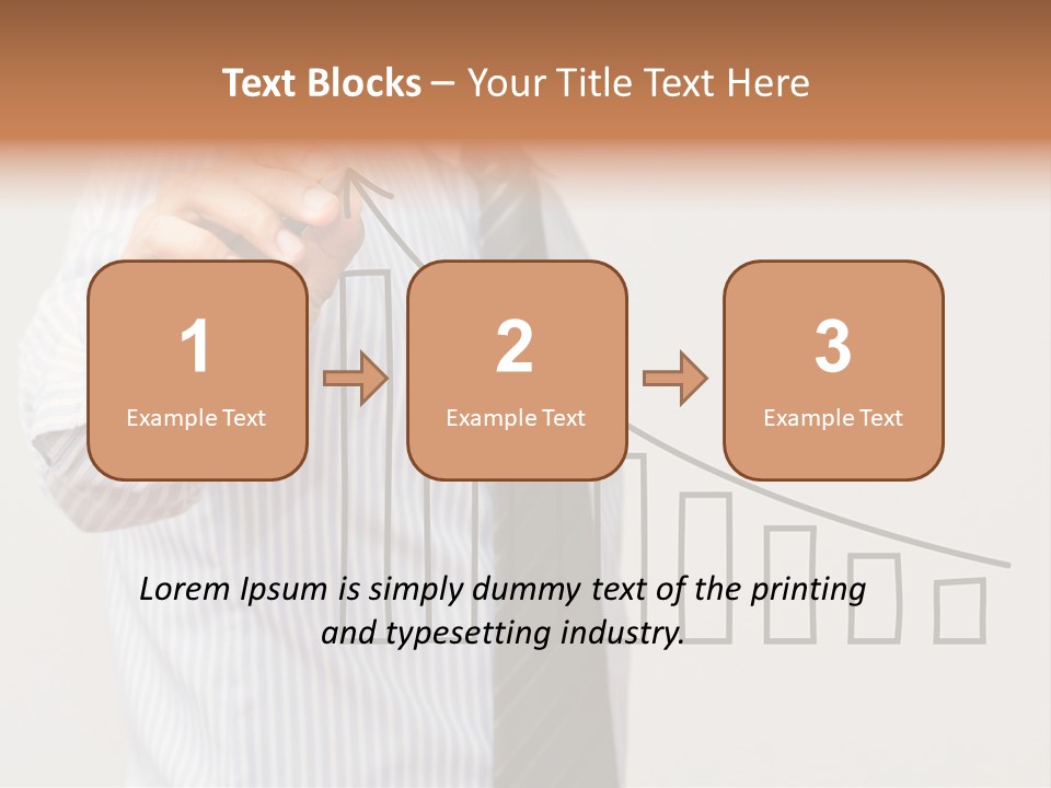 Hand Corporate Banking PowerPoint Template