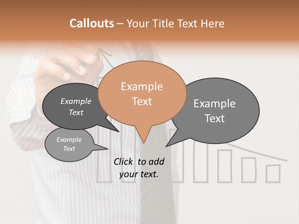 Hand Corporate Banking PowerPoint Template