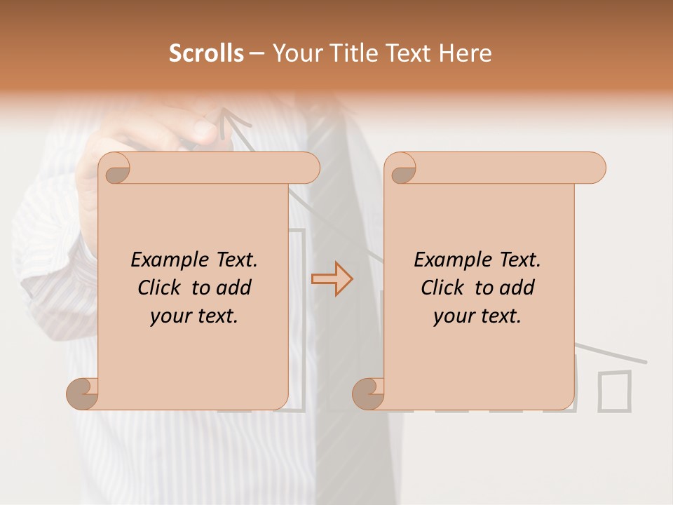 Hand Corporate Banking PowerPoint Template