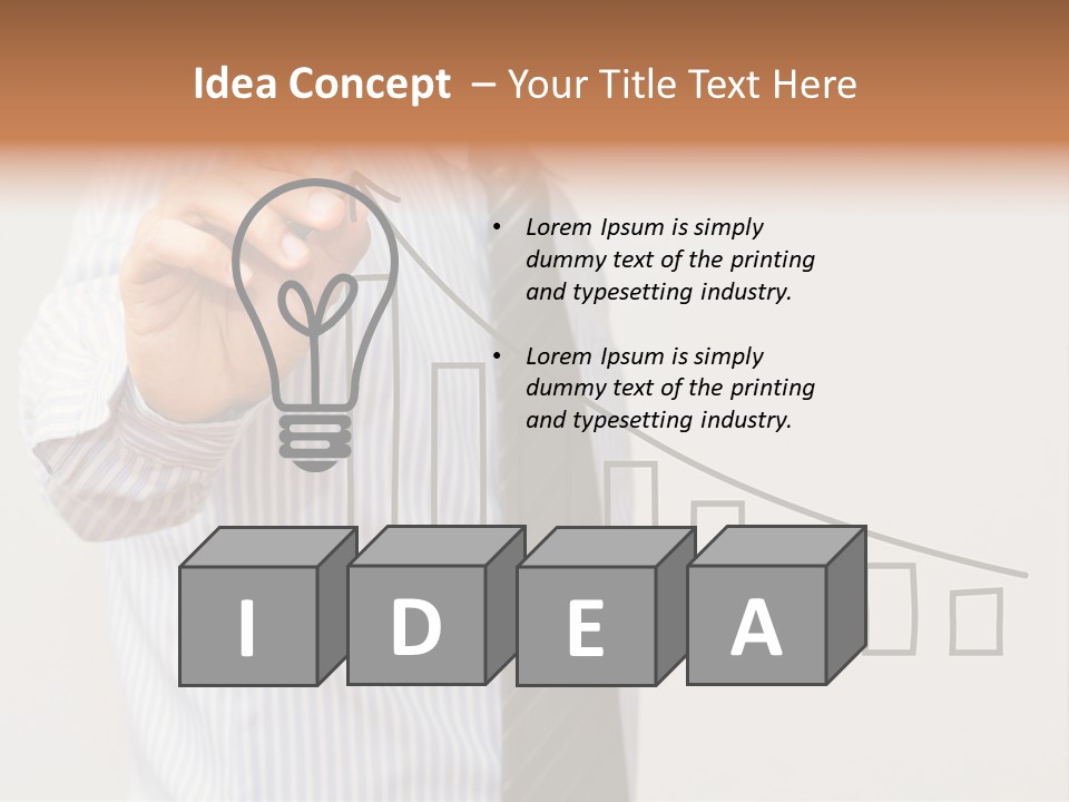 Hand Corporate Banking PowerPoint Template