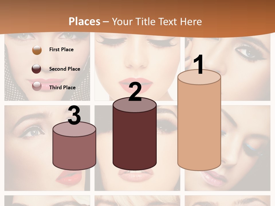 Face Attractive Fashion PowerPoint Template