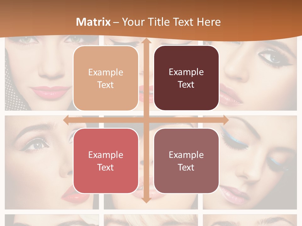 Face Attractive Fashion PowerPoint Template