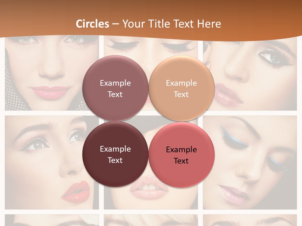 Face Attractive Fashion PowerPoint Template