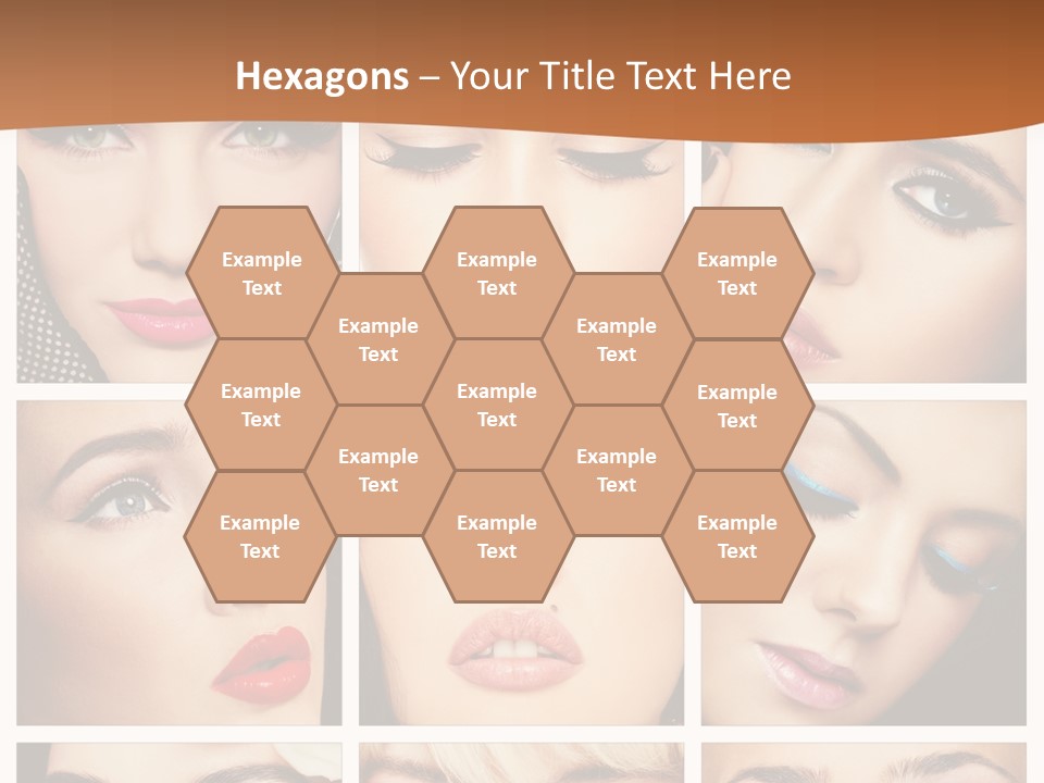 Face Attractive Fashion PowerPoint Template