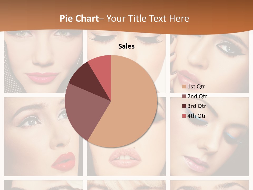 Face Attractive Fashion PowerPoint Template