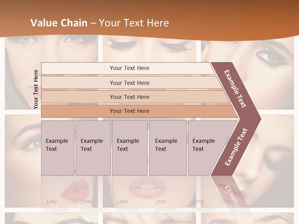 Face Attractive Fashion PowerPoint Template