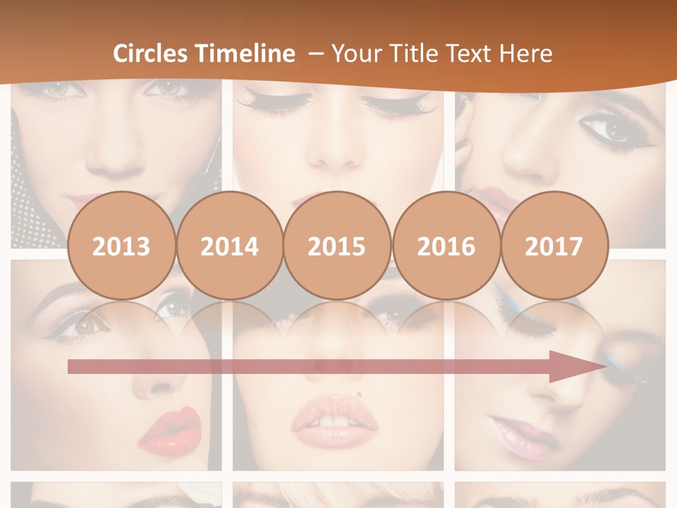 Face Attractive Fashion PowerPoint Template